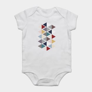 Scandinavian triangles 2 Baby Bodysuit